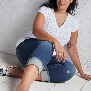 Torrid sz 00 Fit and Flare White Top EUC